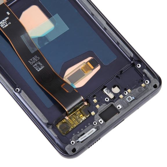 For Samsung Galaxy S20 Ultra 4G/5G SM-G988 6.67 inch OLED LCD Screen Digitizer Full Assembly with Frame(Black)