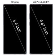 For Samsung Galaxy Note10+ SM-N975 6.67 inch OLED LCD Screen Digitizer Full Assembly with Frame(Black)