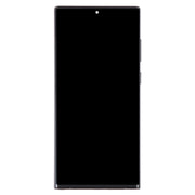 For Samsung Galaxy S22 Ultra 5G SM-S908B 6.78 inch EU Version OLED LCD Screen Digitizer Full Assembly with Frame(Black)