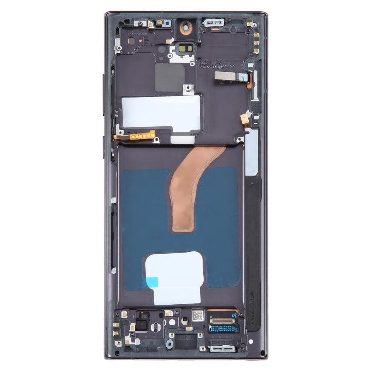For Samsung Galaxy S22 Ultra 5G SM-S908B 6.78 inch EU Version OLED LCD Screen Digitizer Full Assembly with Frame(Black) - free shipping - PMc TechLife - Order now!