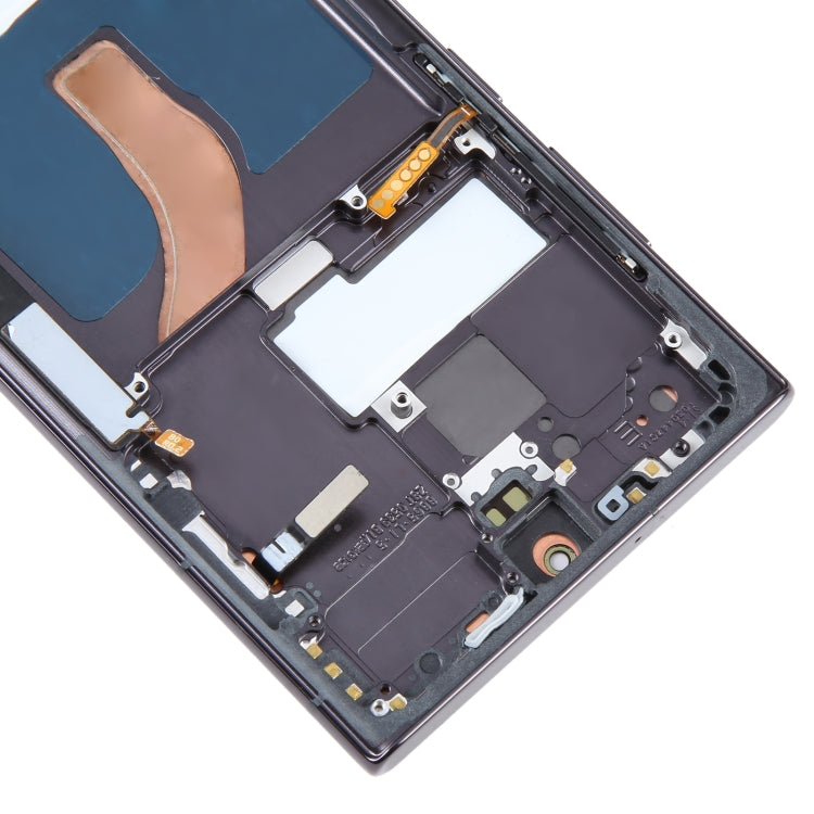 For Samsung Galaxy S22 Ultra 5G SM-S908B 6.78 inch EU Version OLED LCD Screen Digitizer Full Assembly with Frame(Black) - free shipping - PMc TechLife - Order now!