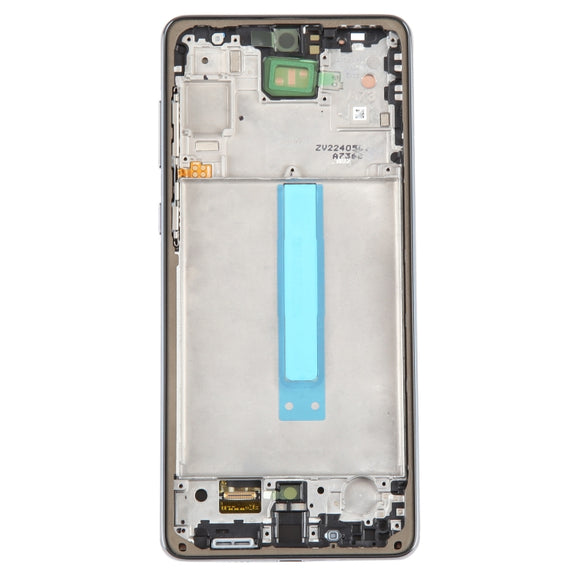 For Samsung Galaxy A73 5G SM-A736B OLED LCD Screen Digitizer Full Assembly with Frame(Black)