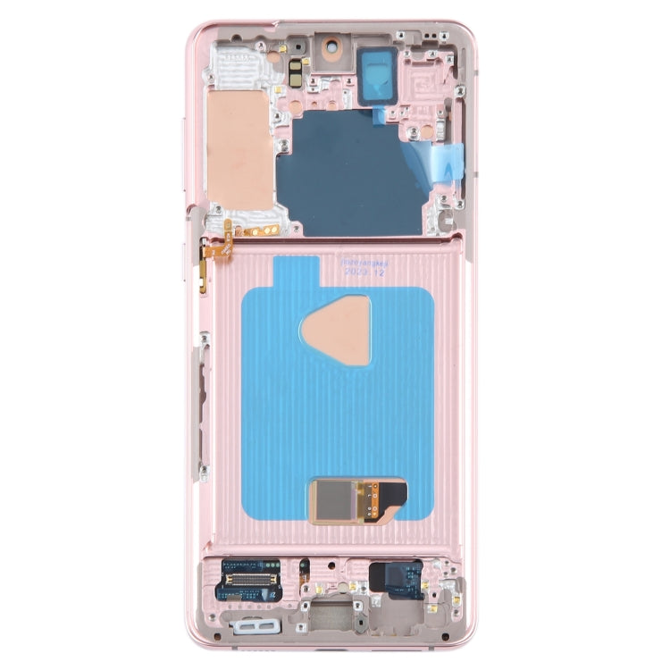 For Samsung Galaxy S21+ 5G SM-G996B 6.67 inch 6.67 inch OLED LCD Screen Digitizer Full Assembly with Frame(Pink)
