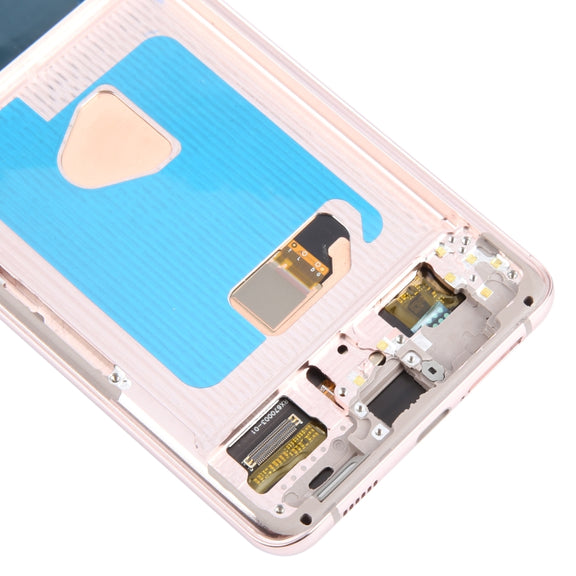 For Samsung Galaxy S21+ 5G SM-G996B 6.67 inch 6.67 inch OLED LCD Screen Digitizer Full Assembly with Frame (Gold)
