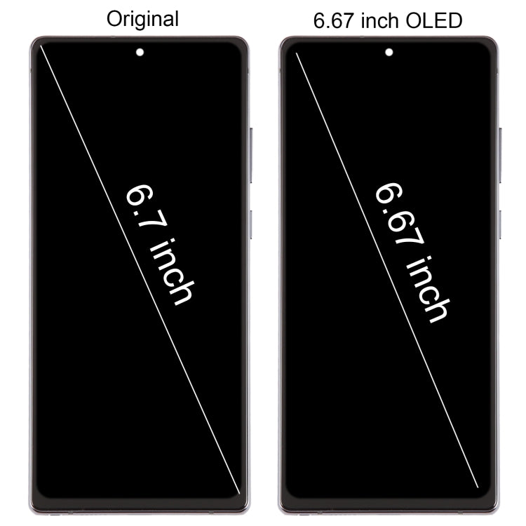 For Samsung Galaxy Note20 SM-N980 6.67 inch OLED LCD Screen Digitizer Full Assembly with Frame (Green)