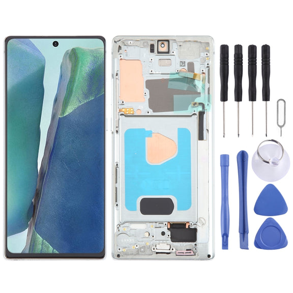 For Samsung Galaxy Note20 SM-N980 6.67 inch OLED LCD Screen Digitizer Full Assembly with Frame (Green)