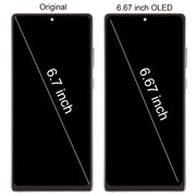 For Samsung Galaxy Note20 SM-N980 6.67 inch OLED LCD Screen Digitizer Full Assembly with Frame(Black)