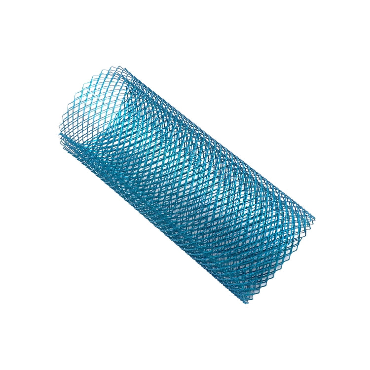 XH-6013 100x33cm Universal Car Grill Mesh Aluminum Alloy Grille Insert Bumper, Type:Large Hole(Blue) - free shipping - PMC TechLife - Order now!