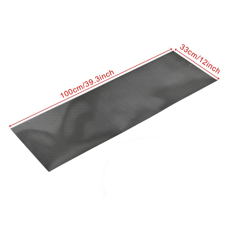XH-6013 100x33cm Universal Car Grill Mesh Aluminum Alloy Grille Insert Bumper, Type:Small Hole(Silver) - Front Grille Decoration Strip by PMC TechLife | Online Shopping South Africa | PMC TechLife | Buy Now Pay Later Mobicred