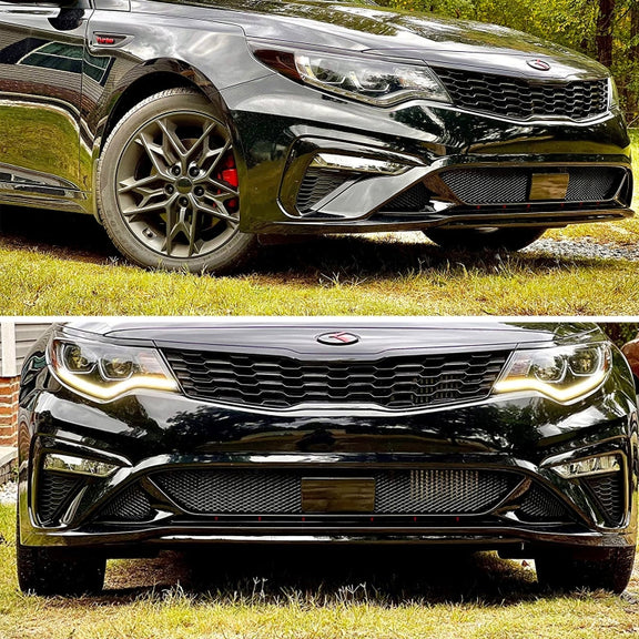 XH-6013 100x33cm Universal Car Grill Mesh Aluminum Alloy Grille Insert Bumper, Type:Small Hole(Red)