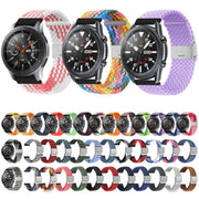 For Huawei Watch 4 / 4 Pro Nylon Braided Metal Buckle Watch Band(Dark Blue)