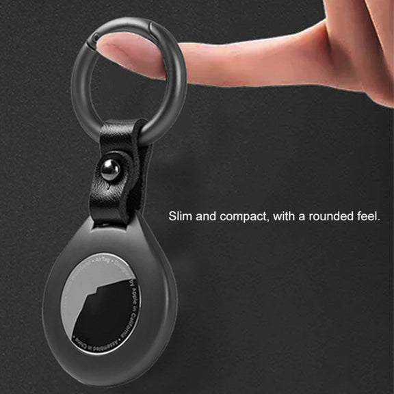 Anti-lost Tracker Positioning Alloy Protective Case For AirTag(Black)