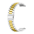 For Huawei Watch 4 / 4 Pro Three Bead Stainless Steel Watch Band(Silver Gold) - Watch Bands by PMC TechLife | Online Shopping South Africa | PMC TechLife