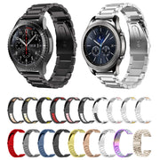 For Huawei Watch 4 / 4 Pro Three Bead Stainless Steel Watch Band(Rose Gold)