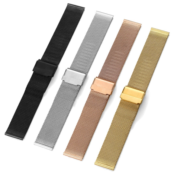 For Huawei Watch 4 / 4 Pro Milan Steel Mesh Double Buckle Watch Band(Silver)