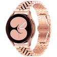 For Huawei Watch 4 / 4 Pro Five Bead Stainless Steel Watch Band(Rose Gold) - Watch Bands by PMC TechLife | Online Shopping South Africa | PMC TechLife