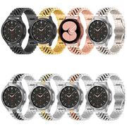 For Huawei Watch 4 / 4 Pro Five Bead Stainless Steel Watch Band(Starlight Color)