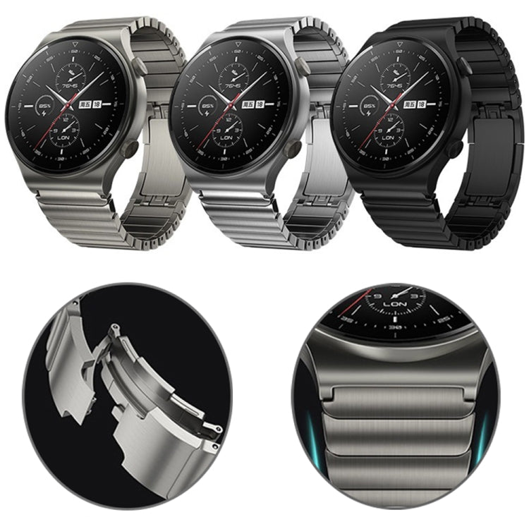 For Huawei Watch 4 / 4 Pro One Bead Stainless Steel Watch Band(Silver) - Watch Bands by PMC TechLife | Online Shopping South Africa | PMC TechLife