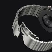 For Huawei Watch 4 / 4 Pro One Bead Stainless Steel Watch Band(Silver)