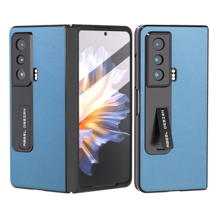 For Honor Magic Vs ABEEL Haze Texture PU Phone Case(Sky Blue) - Honor Cases by PMC TechLife | Online Shopping South Africa | PMC TechLife | Buy Now Pay Later Mobicred