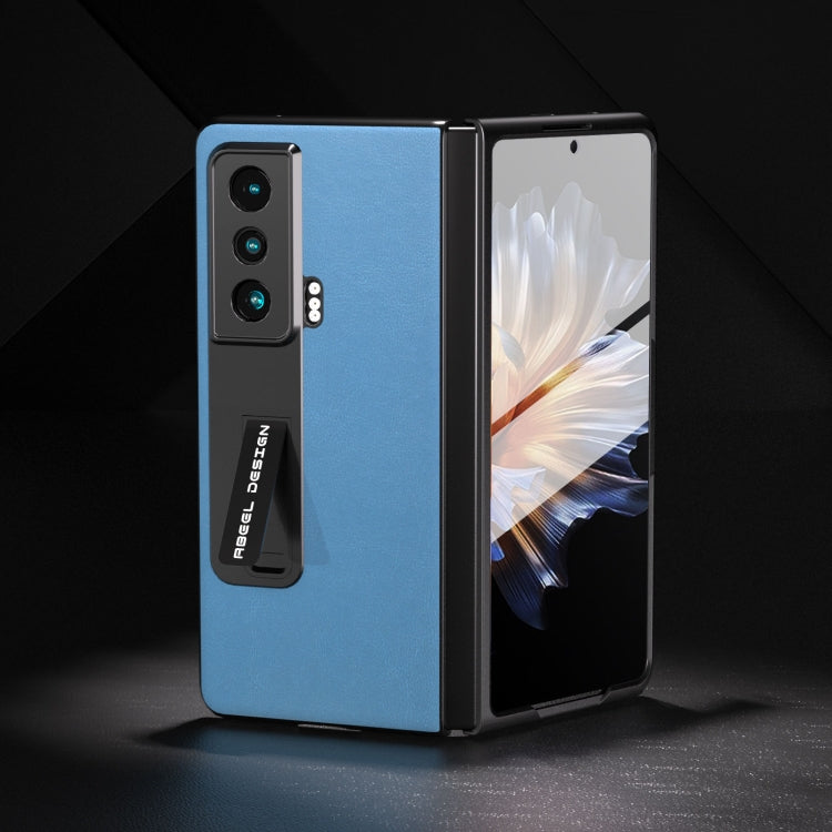 For Honor Magic Vs ABEEL Haze Texture PU Phone Case(Sky Blue) - Honor Cases by PMC TechLife | Online Shopping South Africa | PMC TechLife | Buy Now Pay Later Mobicred