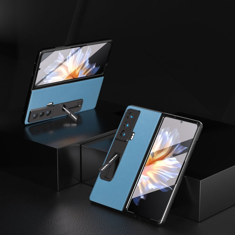 For Honor Magic Vs ABEEL Haze Texture PU Phone Case(Sky Blue) - Honor Cases by PMC TechLife | Online Shopping South Africa | PMC TechLife | Buy Now Pay Later Mobicred