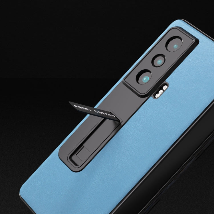 For Honor Magic Vs ABEEL Haze Texture PU Phone Case(Sky Blue) - Honor Cases by PMC TechLife | Online Shopping South Africa | PMC TechLife | Buy Now Pay Later Mobicred