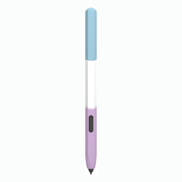 For Samsung Galaxy Tab S7 LOVE MEI Rainbow Liquid Silicone Protective Pen Case(Blue)
