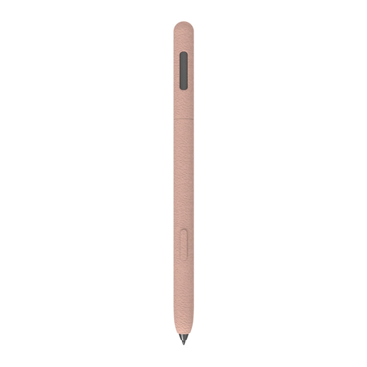 For Samsung Galaxy Tab S7 LOVE MEI Frosted Leather Texture Silicone Protective Pen Case(Pink) - Pencil Accessories by LOVE MEI | Online Shopping South Africa | PMC TechLife