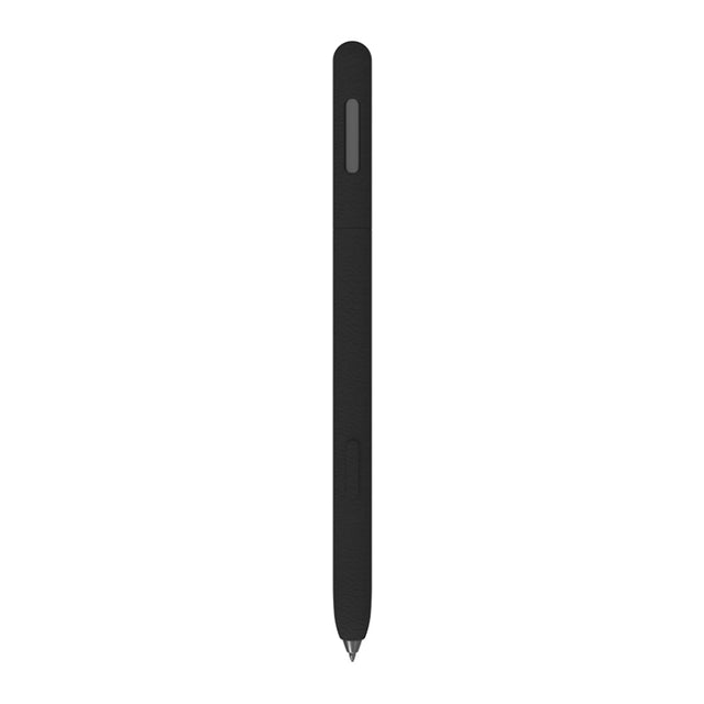 For Samsung Galaxy Tab S7 LOVE MEI Frosted Leather Texture Silicone Protective Pen Case(Black)