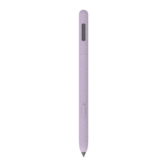 For Samsung Galaxy Tab S7 LOVE MEI Frosted Leather Texture Silicone Protective Pen Case(Purple)