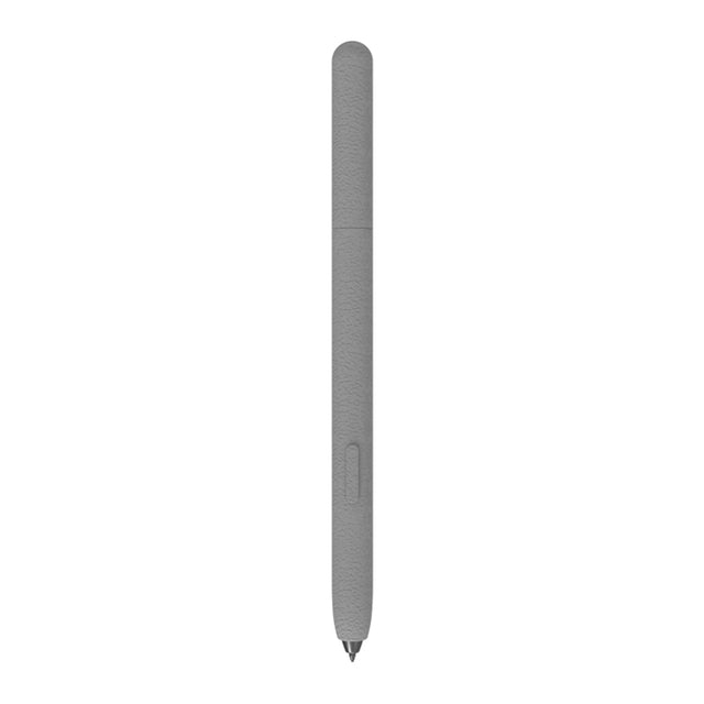 For Samsung Galaxy Tab S6 Lite LOVE MEI Frosted Leather Texture Silicone Protective Pen Case(Grey)
