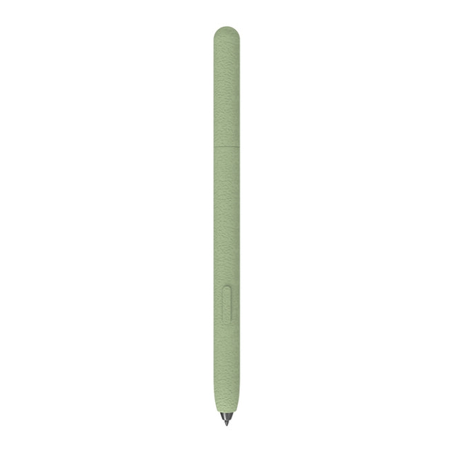 For Samsung Galaxy Tab S6 Lite LOVE MEI Frosted Leather Texture Silicone Protective Pen Case(Green)