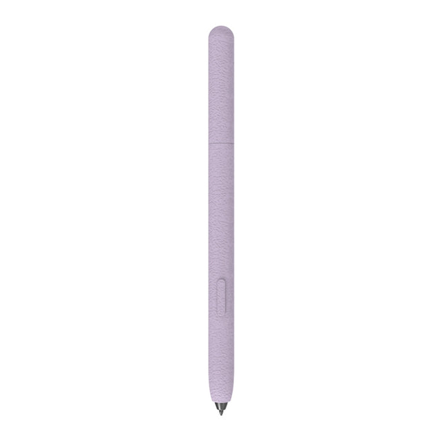 For Samsung Galaxy Tab S6 Lite LOVE MEI Frosted Leather Texture Silicone Protective Pen Case(Purple)