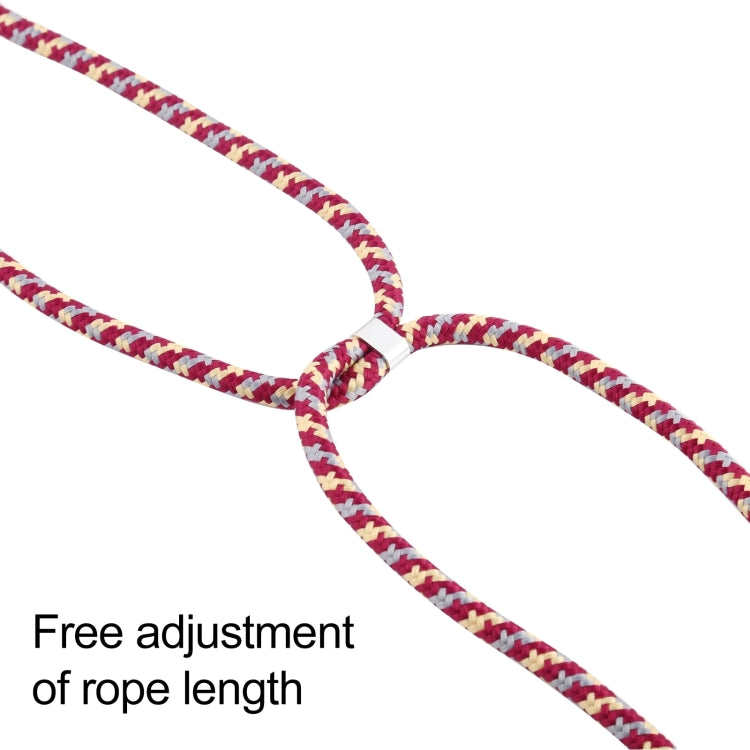 For iPhone 16 Pro Max Transparent Acrylic Airbag Shockproof Phone Protective Case with Lanyard(Zebra) - iPhone 16 Pro Max Cases by PMC TechLife | Online Shopping South Africa | PMC TechLife | Buy Now Pay Later Mobicred