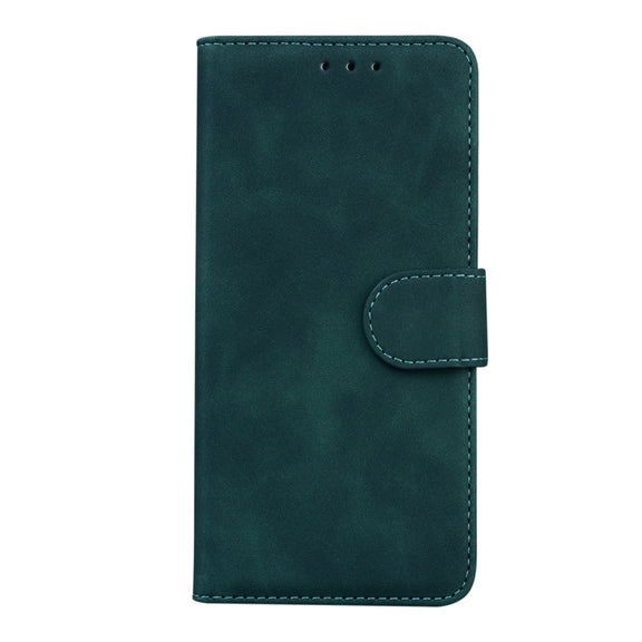For Xiaomi Redmi Note 13 Pro+ 5G Skin Feel Pure Color Flip Leather Phone Case(Green)