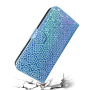 For Motorola Moto G Play 4G 2024 Colorful Magnetic Buckle Leather Phone Case(Blue)
