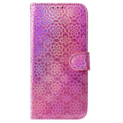 For Motorola Edge 2024 Colorful Magnetic Buckle Leather Phone Case(Pink)