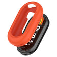 For Xiaomi Mi Band 8 Pure Color Silicone Watch Protective Case(Official Orange) - Watch Cases by PMC TechLife | Online Shopping South Africa | PMC TechLife