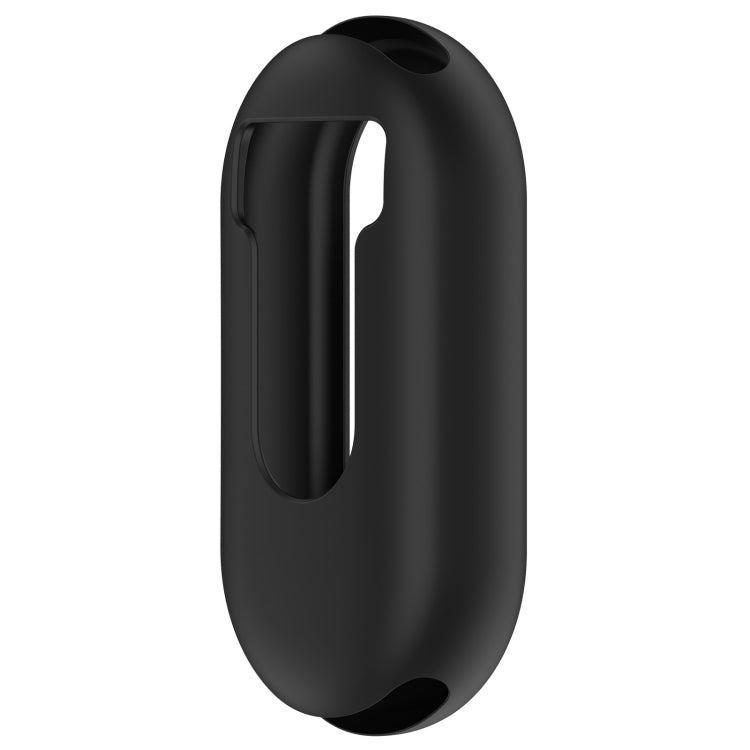For Xiaomi Mi Band 8 Pure Color Silicone Watch Protective Case(Black) - Watch Cases by PMC TechLife | Online Shopping South Africa | PMC TechLife