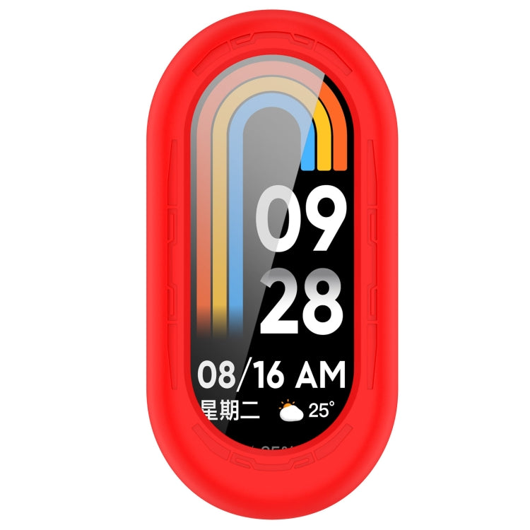 For Xiaomi Mi Band 8 Pure Color Silicone Watch Protective Case(Red) - free shipping - PMC TechLife - Order now!