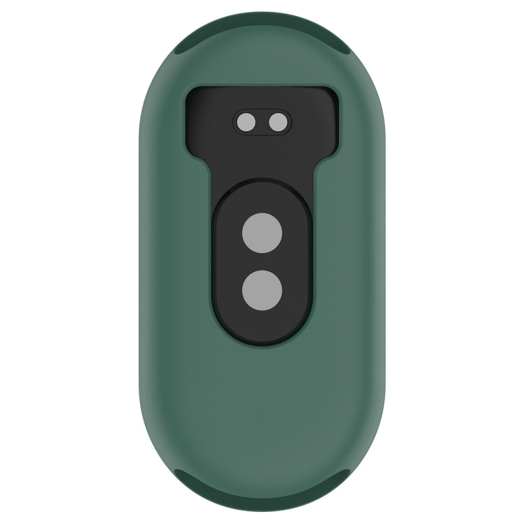 For Xiaomi Mi Band 8 Pure Color Silicone Watch Protective Case(Dark Green) - Watch Cases by PMC TechLife | Online Shopping South Africa | PMC TechLife