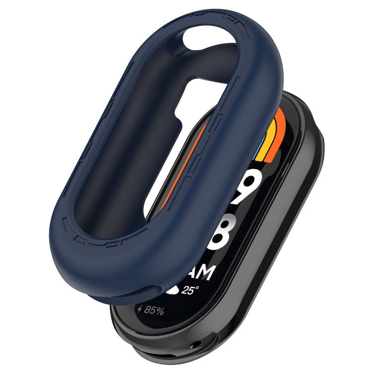 For Xiaomi Mi Band 8 Pure Color Silicone Watch Protective Case(Midnight Blue) - free shipping - PMC TechLife - Order now!