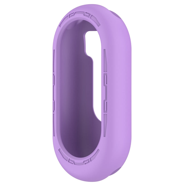 For Xiaomi Mi Band 8 Pure Color Silicone Watch Protective Case(Purple) - Watch Cases by PMC TechLife | Online Shopping South Africa | PMC TechLife