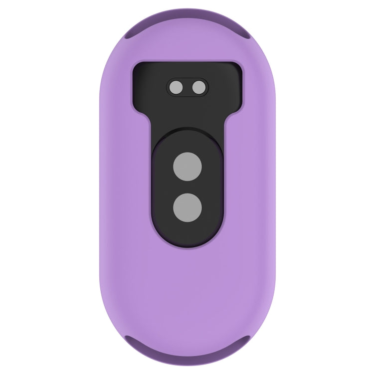 For Xiaomi Mi Band 8 Pure Color Silicone Watch Protective Case(Purple) - Watch Cases by PMC TechLife | Online Shopping South Africa | PMC TechLife
