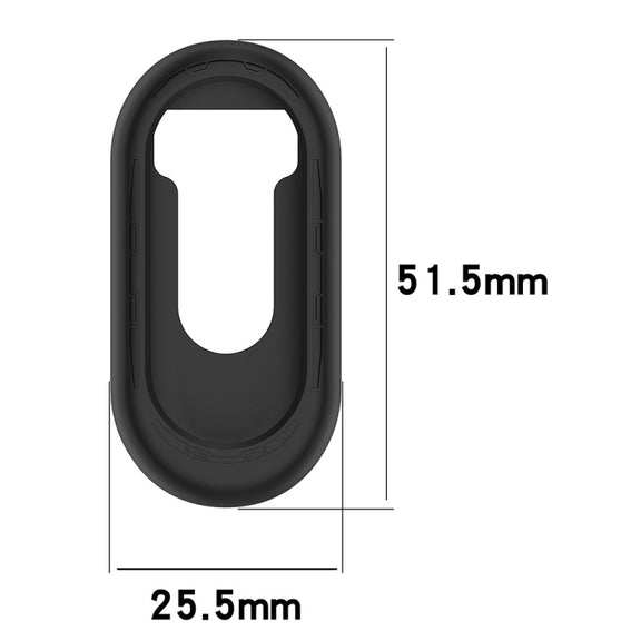 For Xiaomi Mi Band 8 Pure Color Silicone Watch Protective Case(Teal)