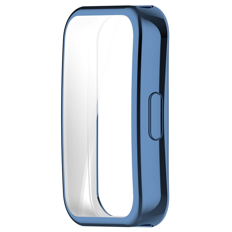 For Huawei Band 10 / 9 / 8 Full Coverage TPU Electroplating Watch Protective Case(Blue) - Watch Cases by PMC TechLife | Online Shopping South Africa | PMC TechLife | Buy Now Pay Later Mobicred