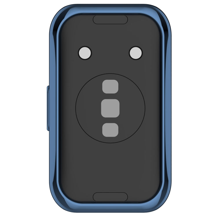 For Huawei Band 10 / 9 / 8 Full Coverage TPU Electroplating Watch Protective Case(Blue)