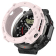 For Amazfit T-Rex Ultra Armor Hollow Watch Protective Case(Light Pink) - free shipping - PMC TechLife - Order now!