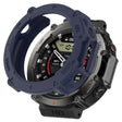 For Amazfit T-Rex Ultra Armor Hollow Watch Protective Case(Midnight Blue) - Watch Cases by PMC TechLife | Online Shopping South Africa | PMC TechLife | Buy Now Pay Later Mobicred